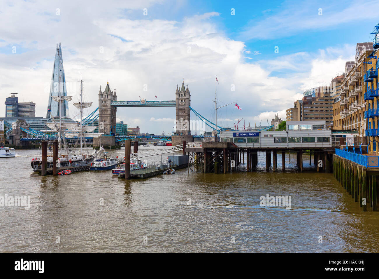 Vue sur la Tamise à Londres, Royaume-Uni Banque D'Images