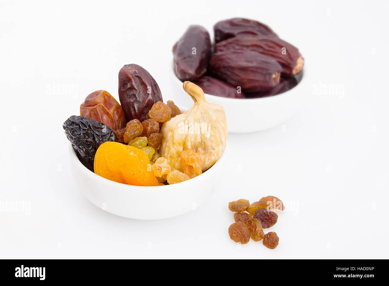 Collection de fruits secs ramadan Banque D'Images