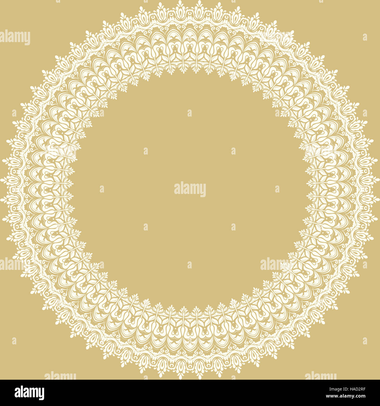 Tour moderne Floral Frame Banque D'Images