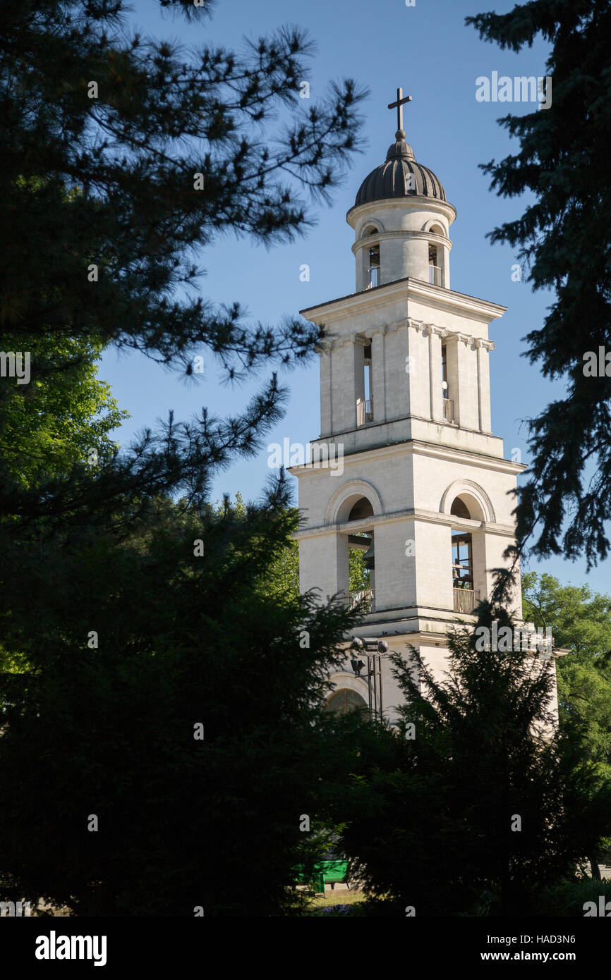 La cathédrale de la nativité, Chișinău, Moldova Banque D'Images