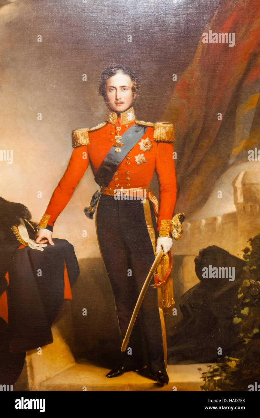 L'Angleterre, Londres, Royal Albert Hall, Portrait de Prince Albert Banque D'Images