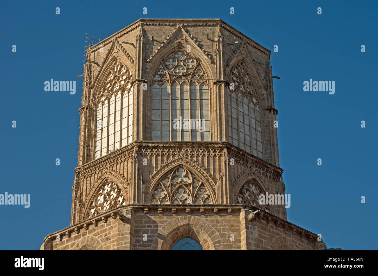 El Tour Micalet, la cathédrale de Valence, Espagne, Europe Banque D'Images