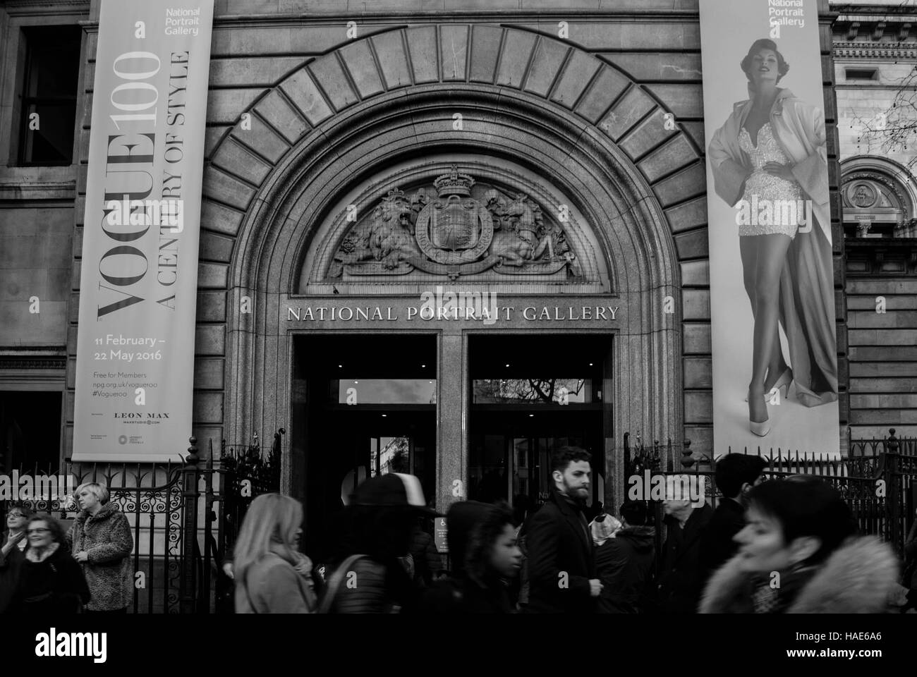 National Portrait Gallery Feb 2016 Banque D'Images