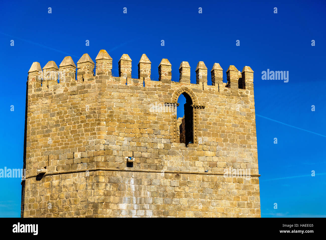 Tour de pont San Martin à Tolède, Espagne Banque D'Images