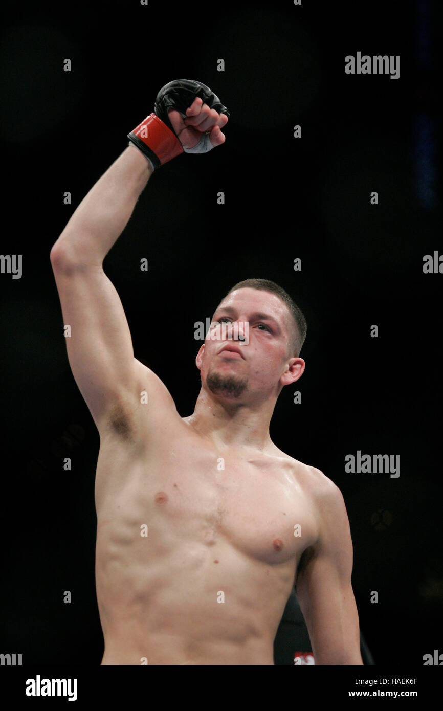 Nate Diaz lors de l'UFC 94 au MGM Grand Arena, le 31 janvier 2009 à Las Vegas, NV. Francis Specker Banque D'Images