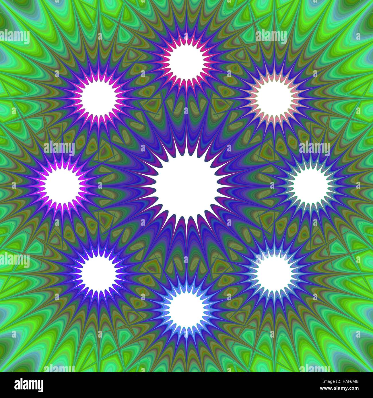 Abstract fractal mandala infographic template Illustration de Vecteur
