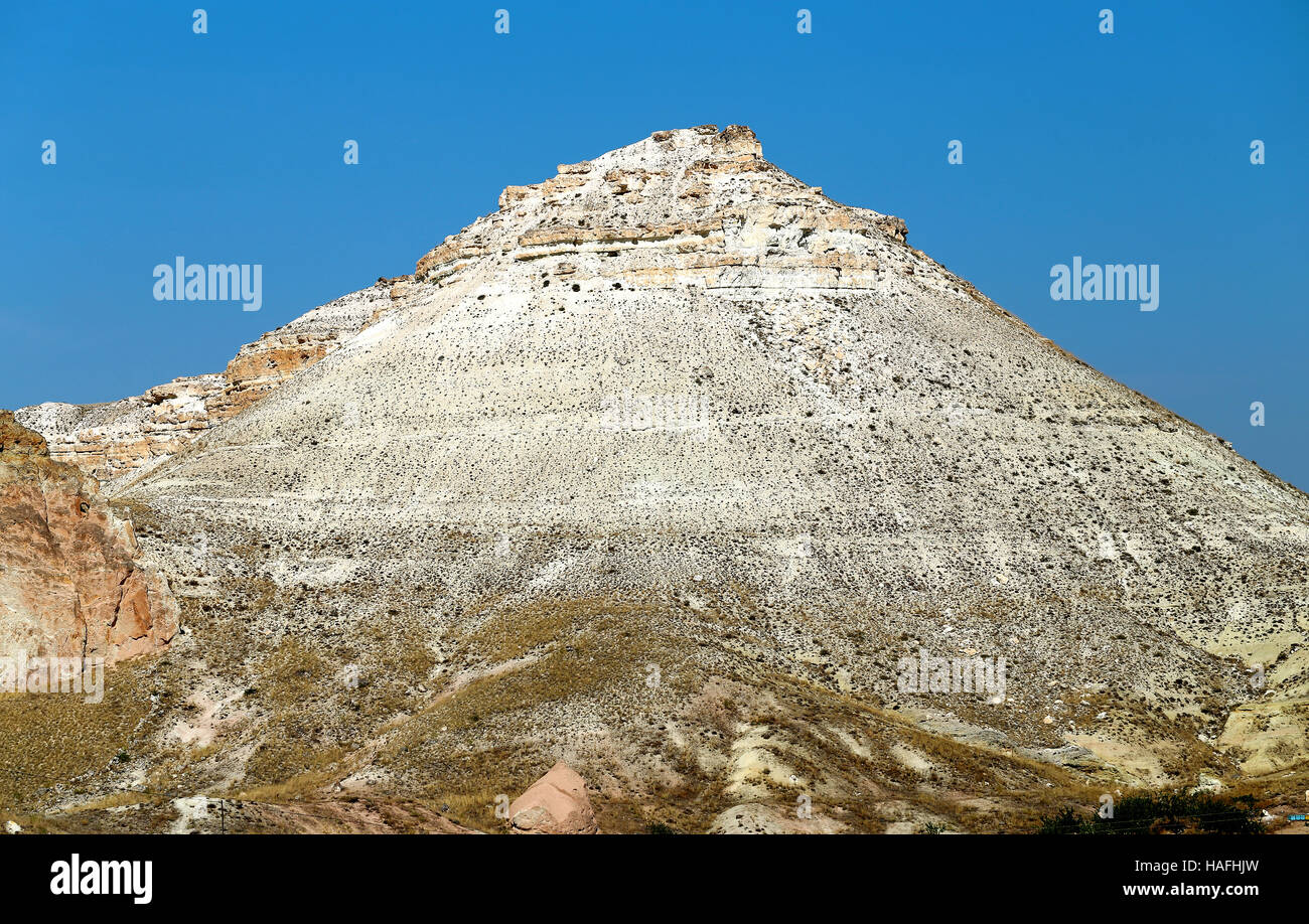 Photos de montagne magnifique blanc en Cappadoce en Turquie Banque D'Images