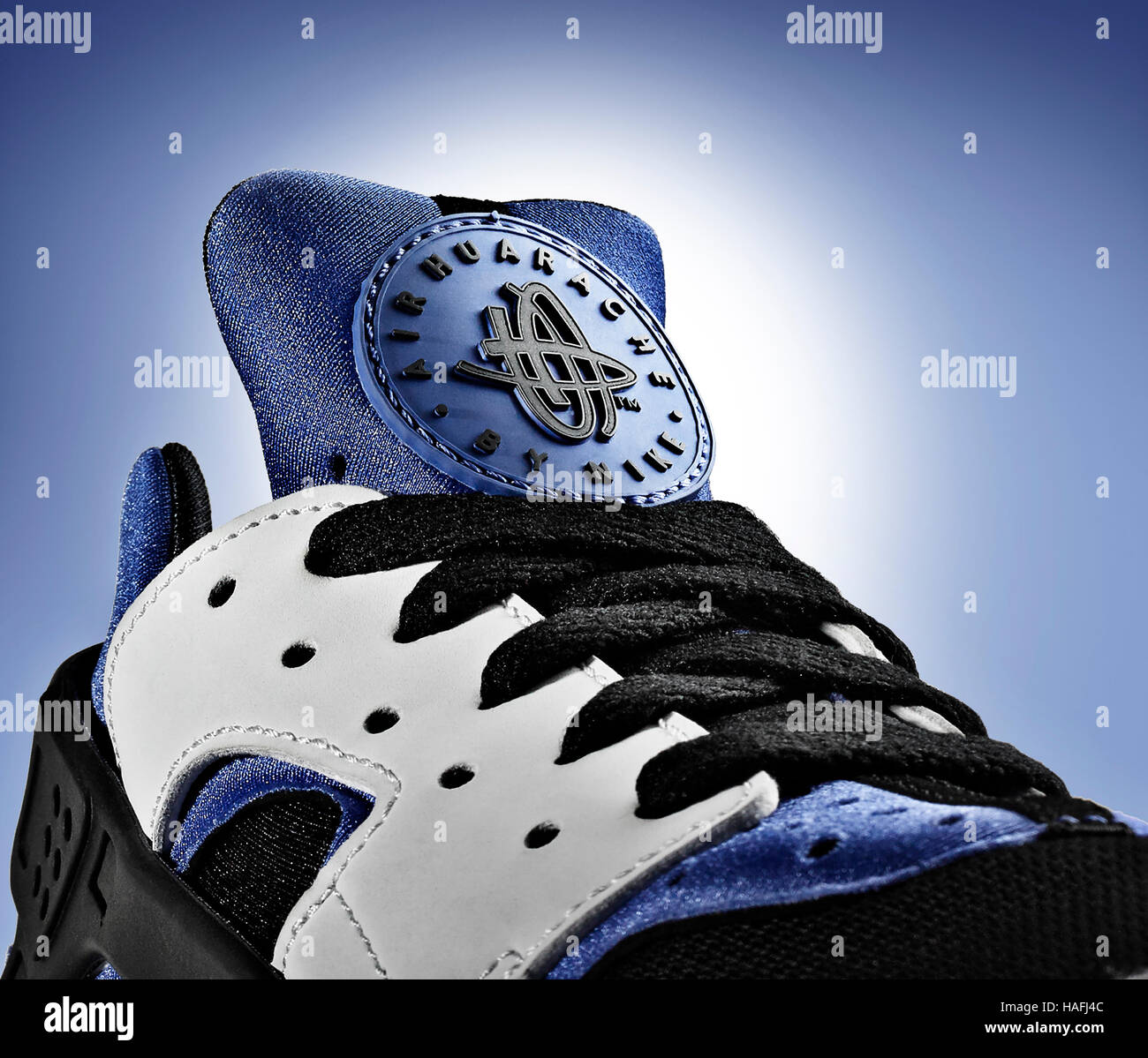 Close up Nike Huarache chaussure de sport Banque D'Images