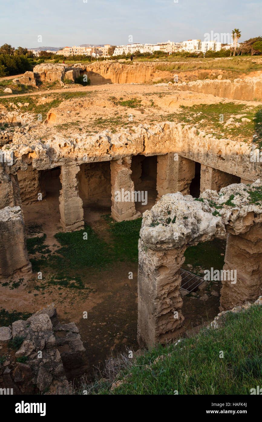 Tombes des rois, Paphos, Chypre Banque D'Images