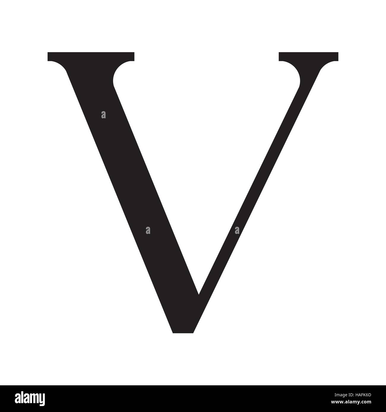 La lettre V style vintage Image Vectorielle Stock - Alamy