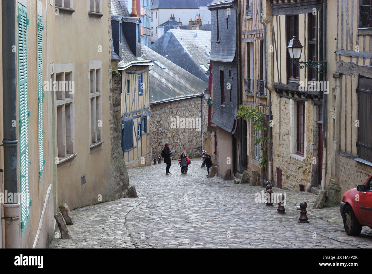 Vieille ville, Le Mans, France, Europe Banque D'Images