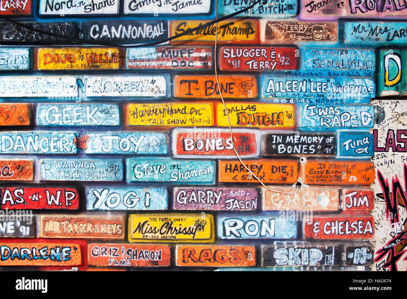 Bar où le tueur en série Aileen Monster Wuornos traînait à Port Orange en Floride Banque D'Images