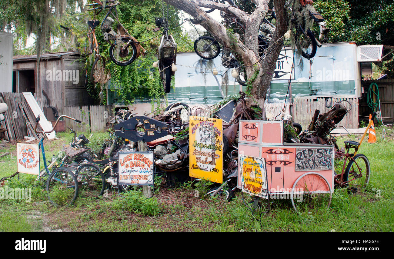 Bar où le tueur en série Aileen Monster Wuornos traînait à Port Orange en Floride Banque D'Images