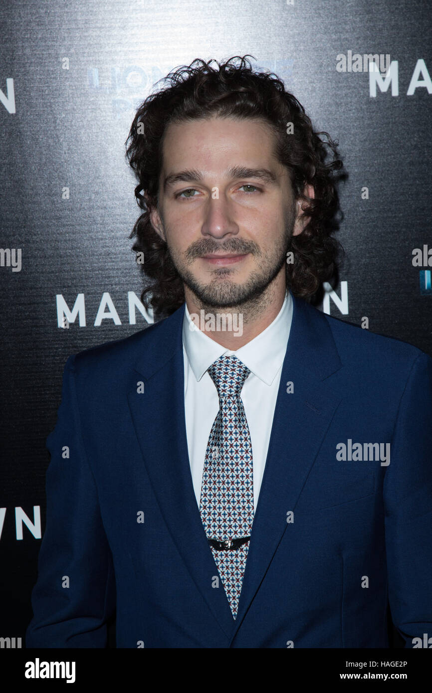 Hollywood, Etats-Unis. 30Th Nov, 2016. Shia LaBeouf assiste à la première de "l'homme de Premiere Lionsgate jusqu' à l'ArcLight Hollywood le 30 novembre 2016 à Hollywood, Californie Crédit : l'accès Photo/Alamy Live News Banque D'Images