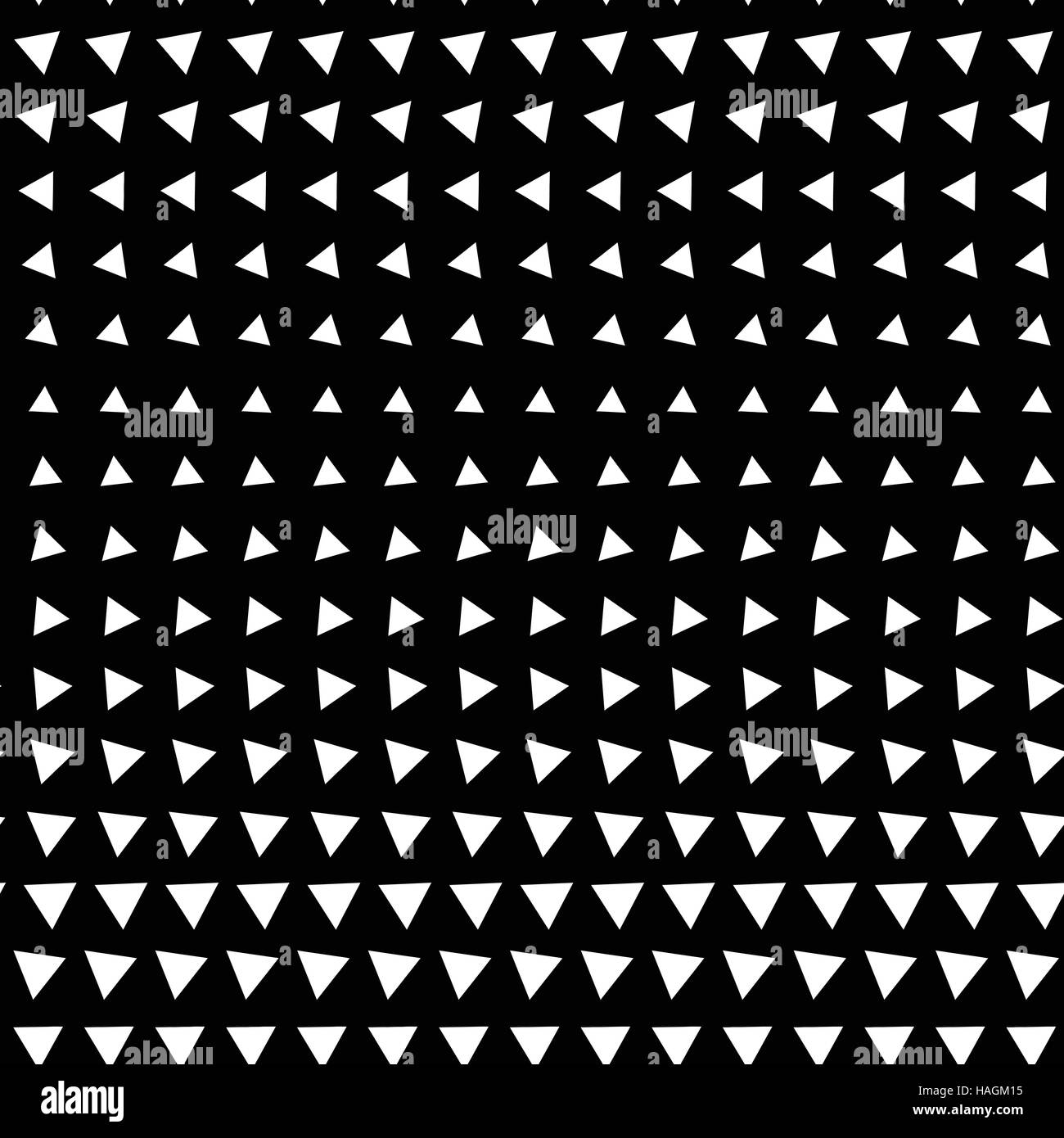 Seamless Vector Halftone Triangle noir et blanc Modèle de Gradient Grille fond abstrait géométrique. Peut être utilisé pour modifier la page web wallpaper Illustration de Vecteur