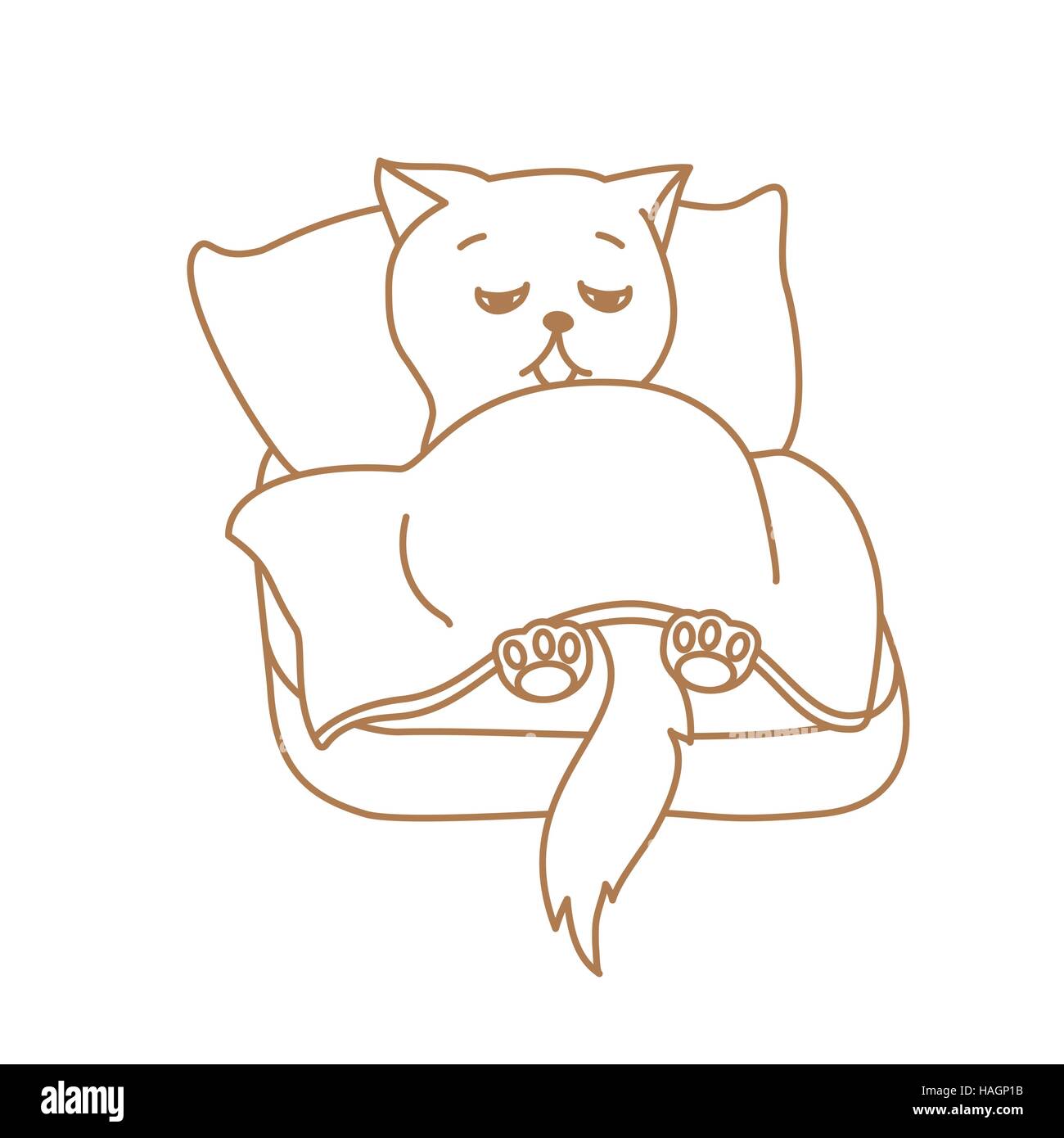 Chat Mignon Personnage Au Lit Fatigue Ou Malade Image Vectorielle Stock Alamy Chat Mignon Personnage Au Lit Fatigue Ou Malade Image Vectorielle Stock Alamy