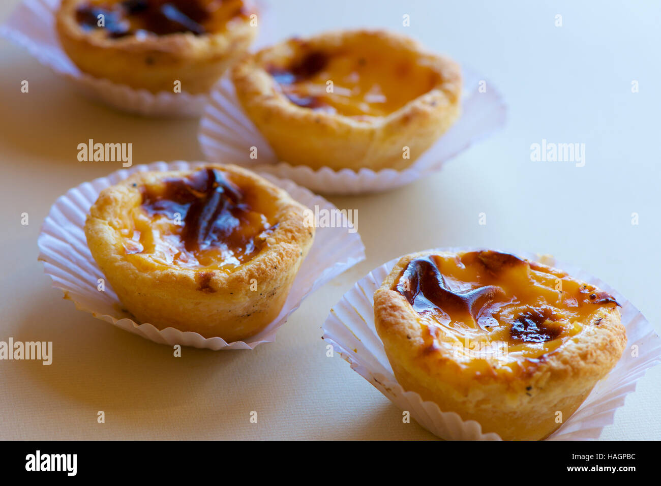 Les pâtes de Nata ' Banque D'Images