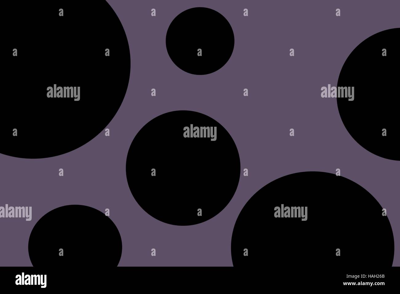 Arrière-plan simple et moderne ou la texture de points noirs sur fond violet Banque D'Images