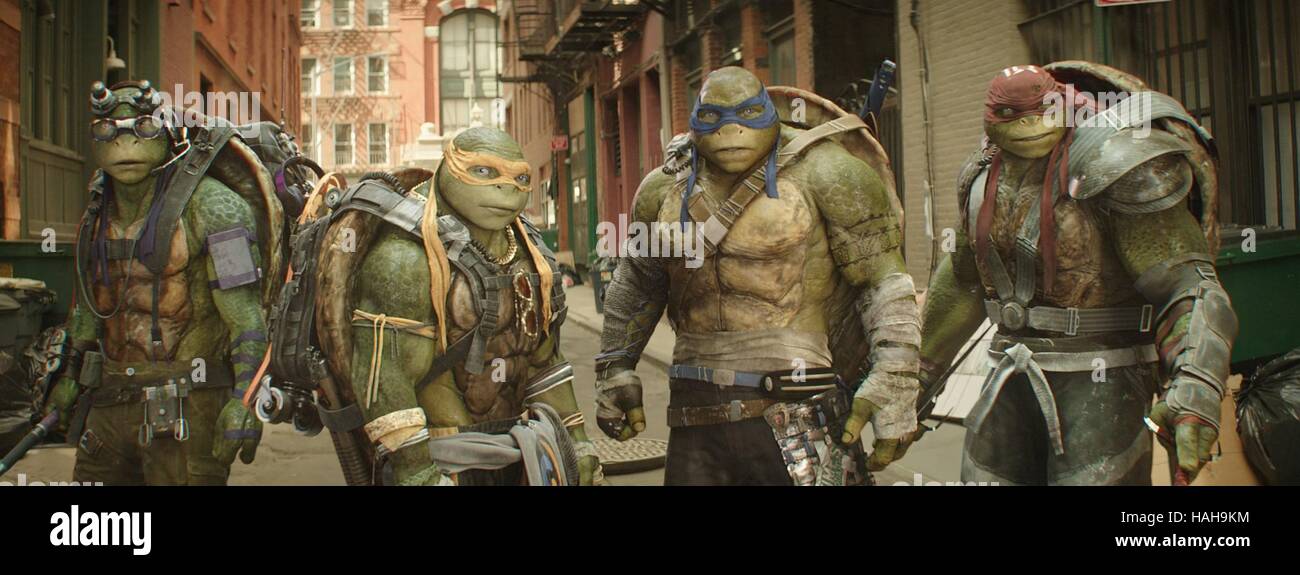 Teenage Mutant Ninja Turtles : de l'ombre Année : 2016 USA / Chine / Canada Réalisateur : Dave Green Banque D'Images