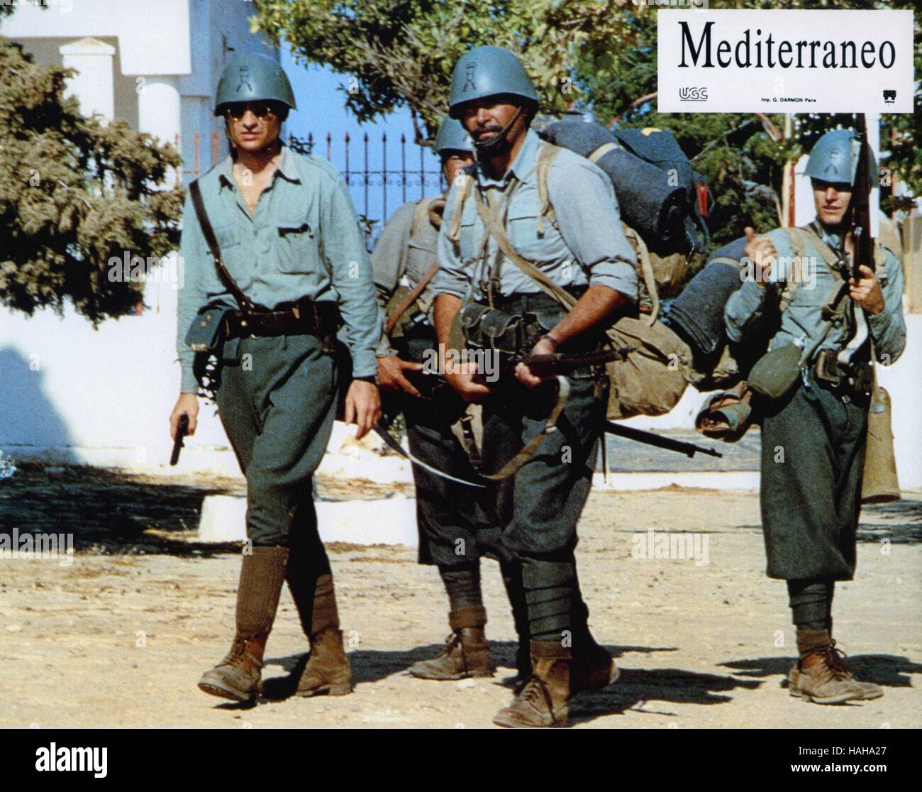 Mediterraneo Italie Année : 1991 Réalisateur : Gabriele Salvatores Gigio Alberti Banque D'Images