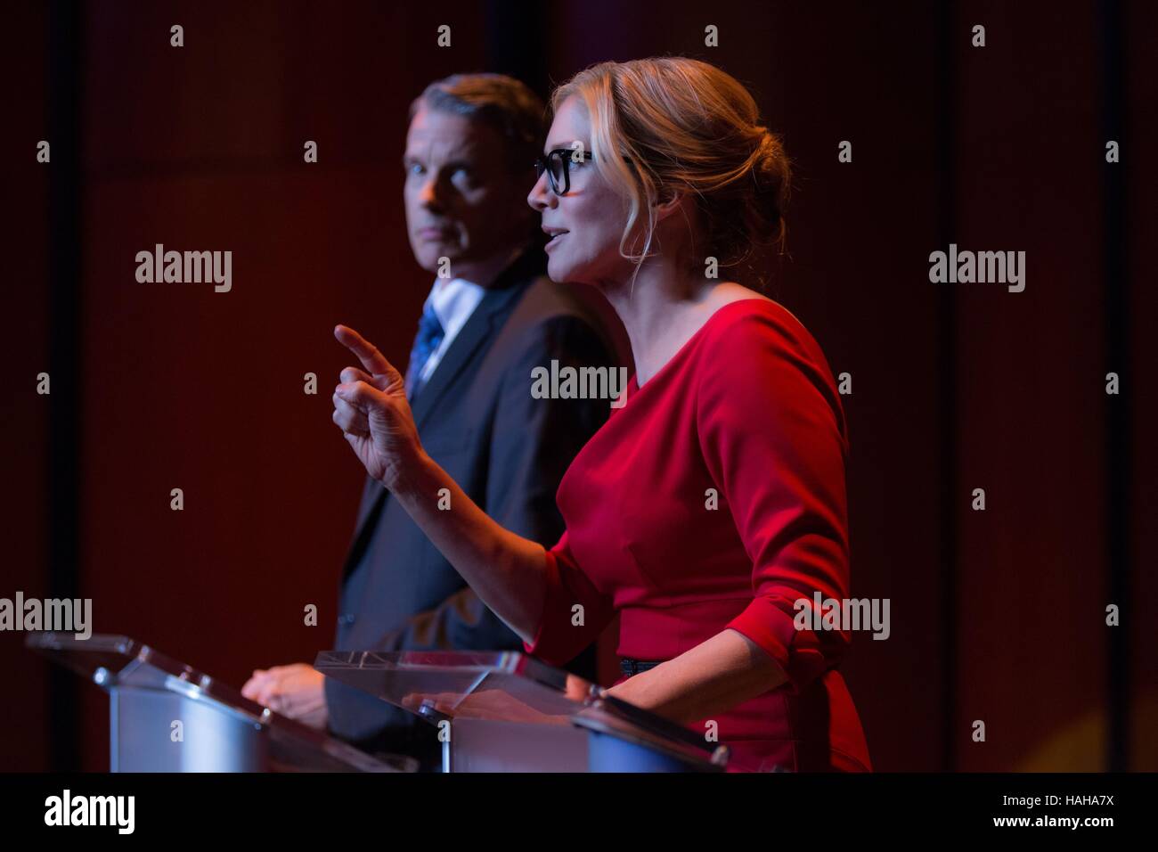 La purge : année électorale Année : 2016 USA Réalisation : James DeMonaco Elizabeth Mitchell Banque D'Images