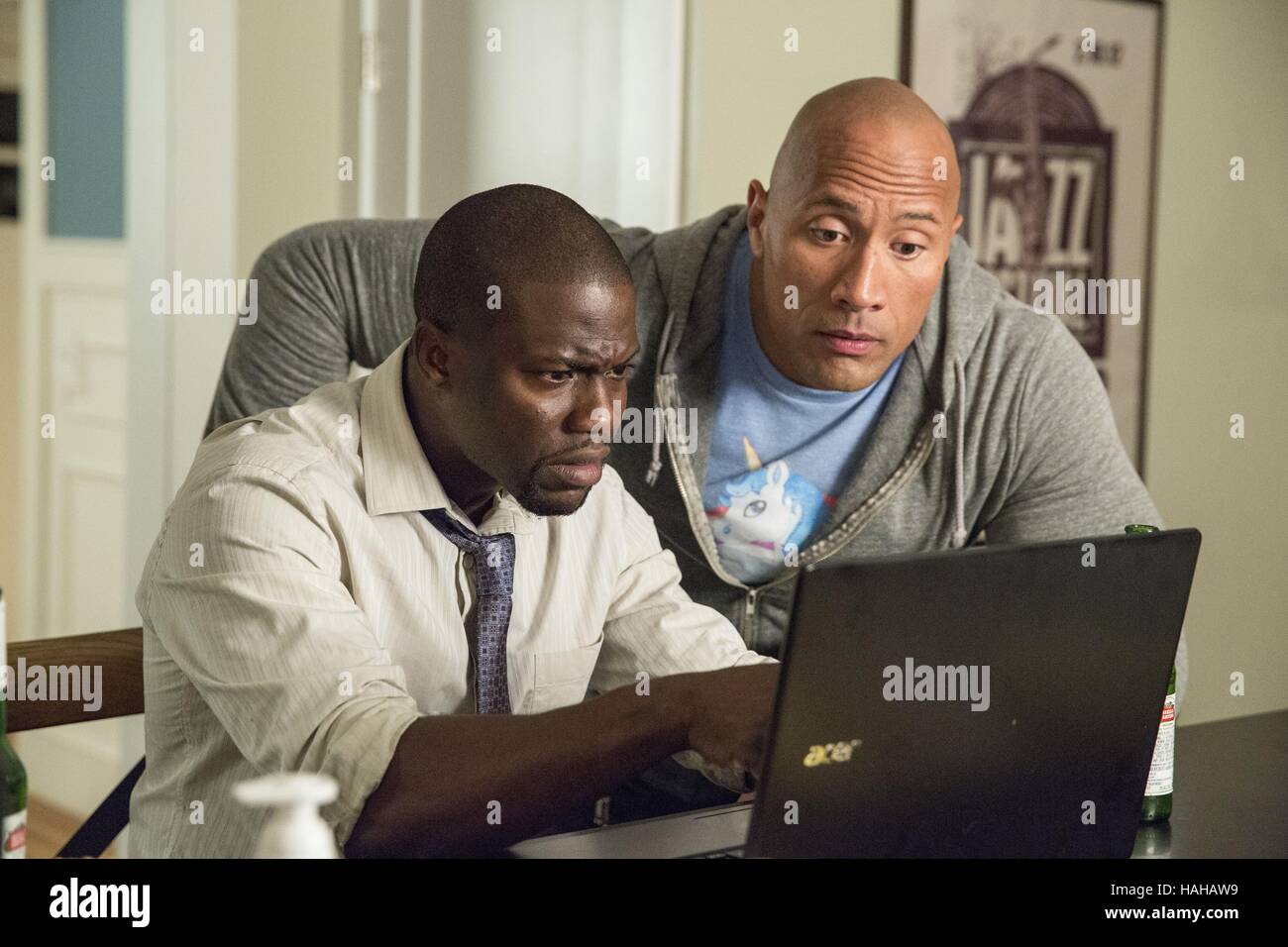 L'intelligence centrale Année : 2016 USA Réalisation : Rawson Marshall Thurber Dwayne Johnson, Kevin Hart Banque D'Images