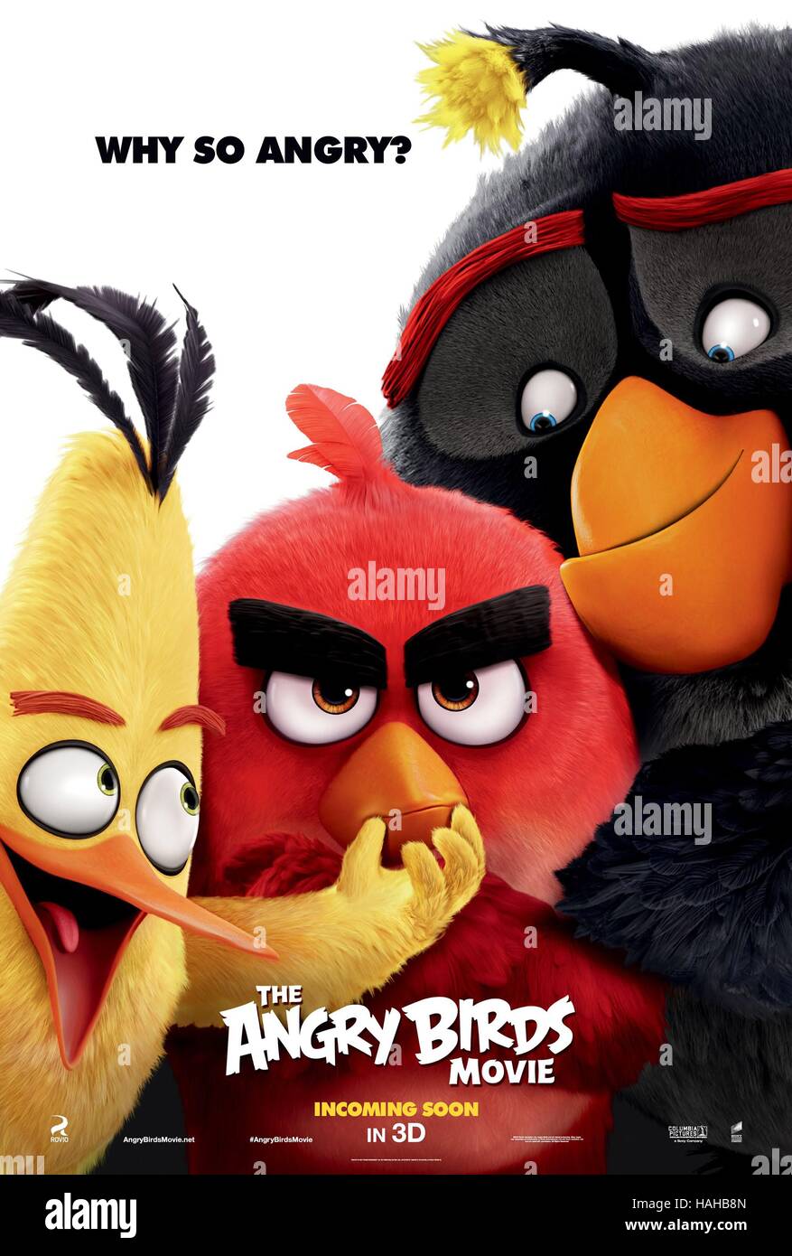 Les Angry Birds Film Année : 2016 USA Réalisation : Clay Kaytis, Fergal Reilly Film poster (USA) Banque D'Images