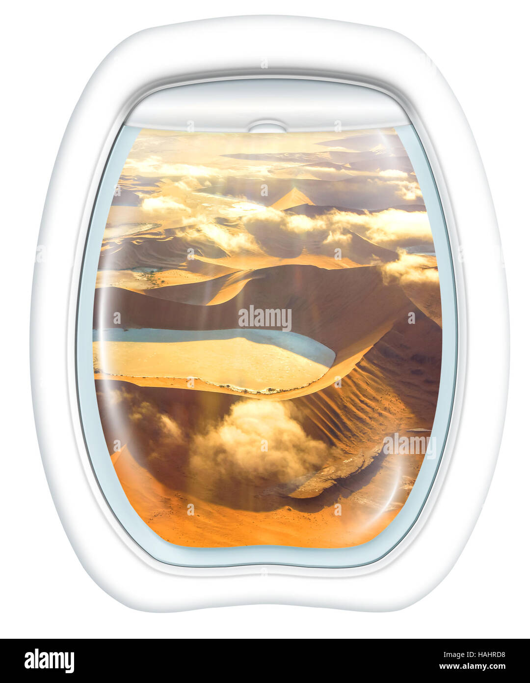 Vol panoramique dans la région de Sossusvlei Desert Banque D'Images