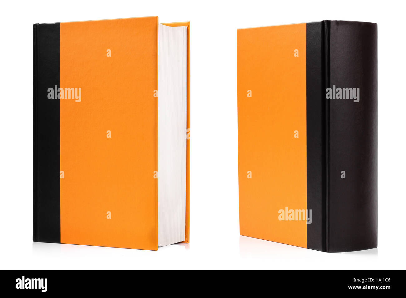 Livre blanc isolated on white Banque D'Images