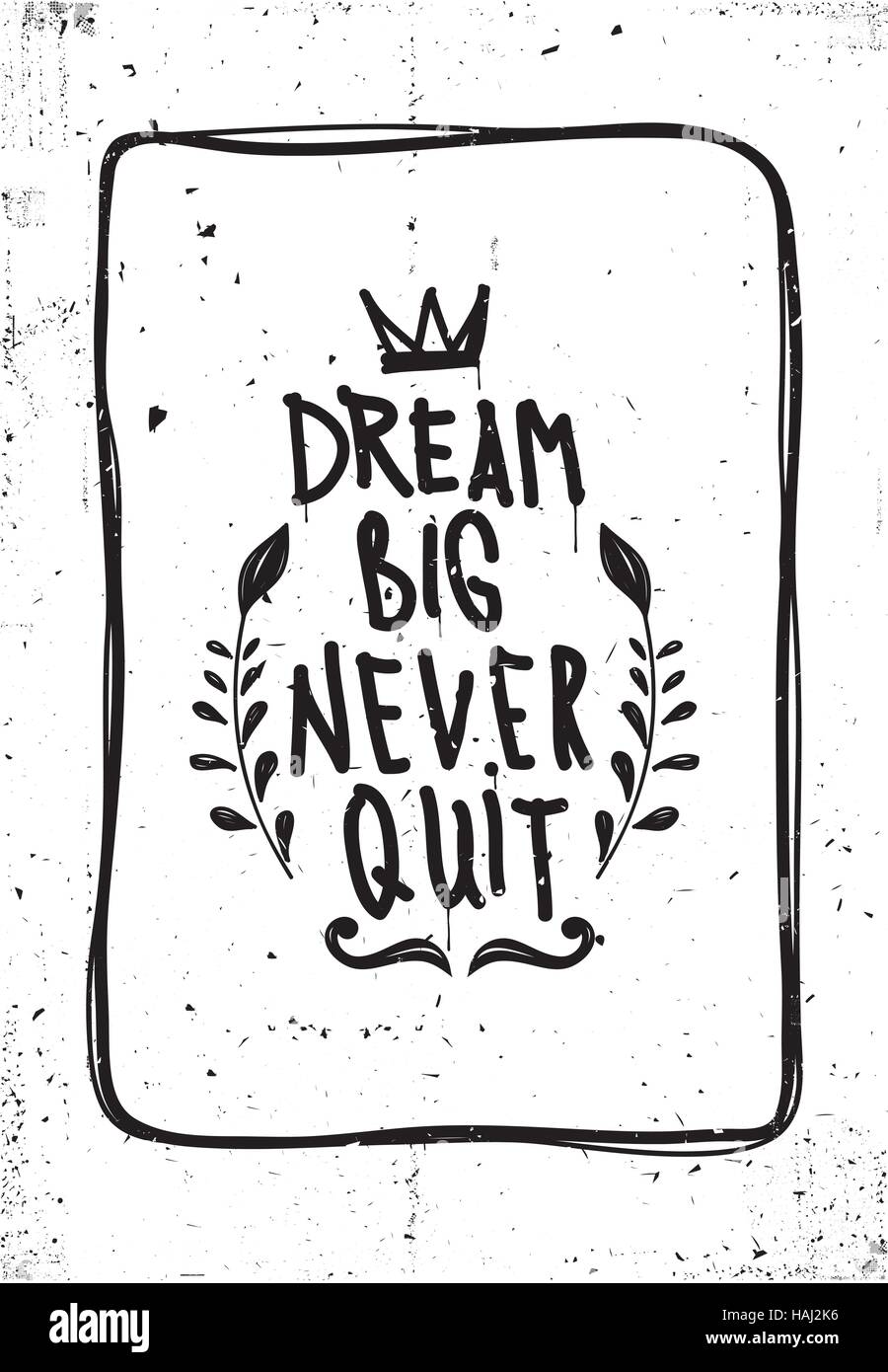 Grunge poster, motivation citer Illustration de Vecteur