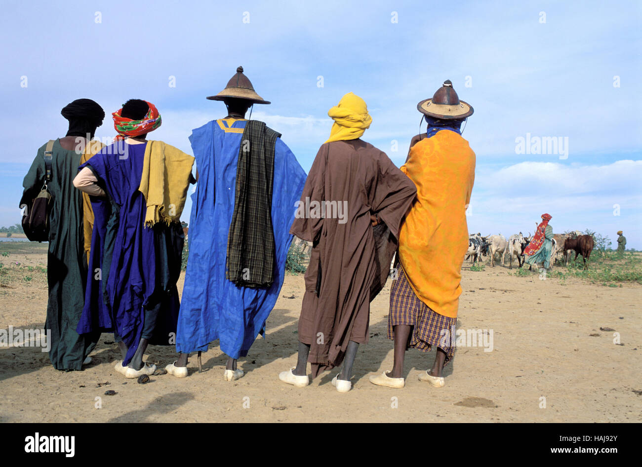 Le Mali. Sofara. Berger Peul Photo Stock - Alamy