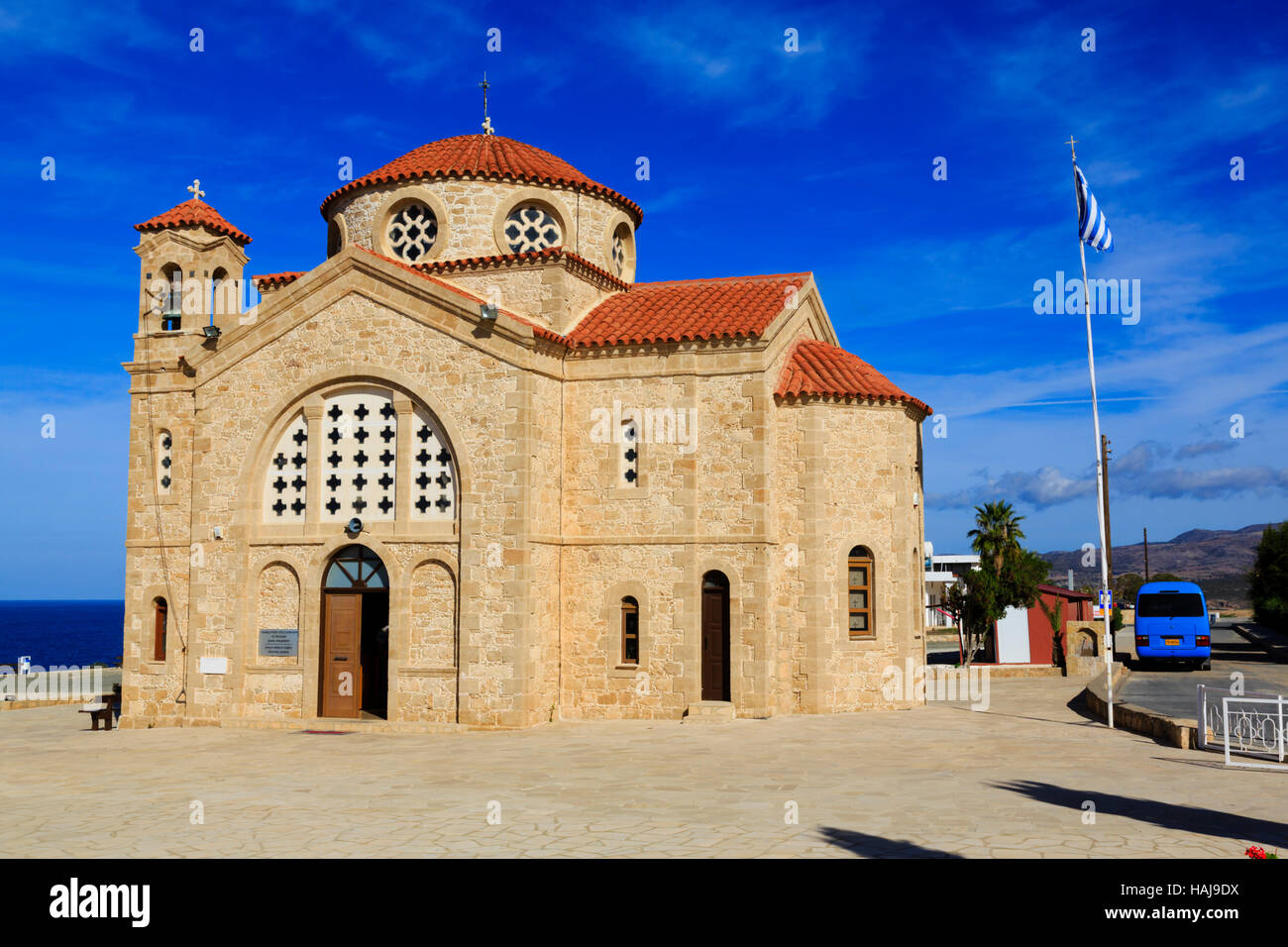 L'église d'Agios Georgios tis Pegeias, Paphos, Chypre Banque D'Images