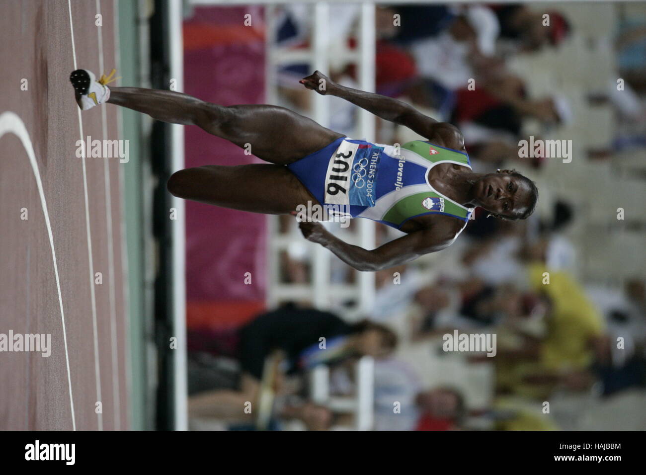 MERLENE OTTEY Athènes GRÈCE SLOVÉNIE 23 Août 2004 Banque D'Images