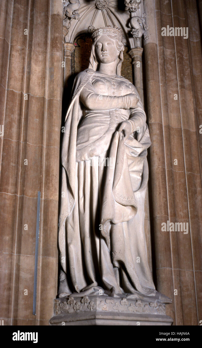 Statue de Londres dans les Maisons du Parlement Banque D'Images