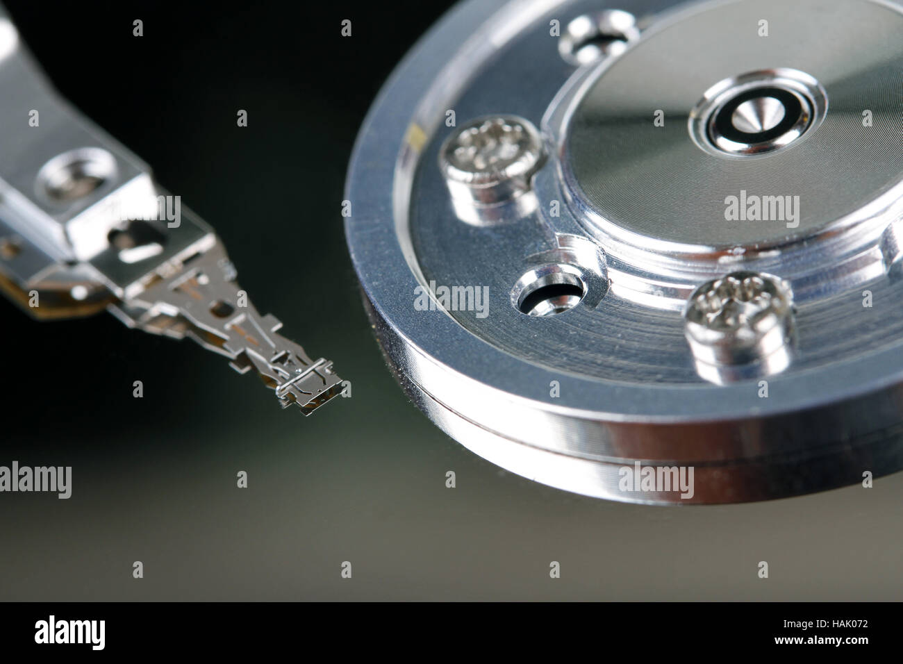 Disque dur - close up du disque dur d'ordinateur Banque D'Images