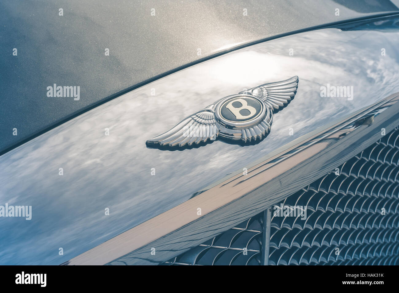 Logo Bentley dans... Banque D'Images