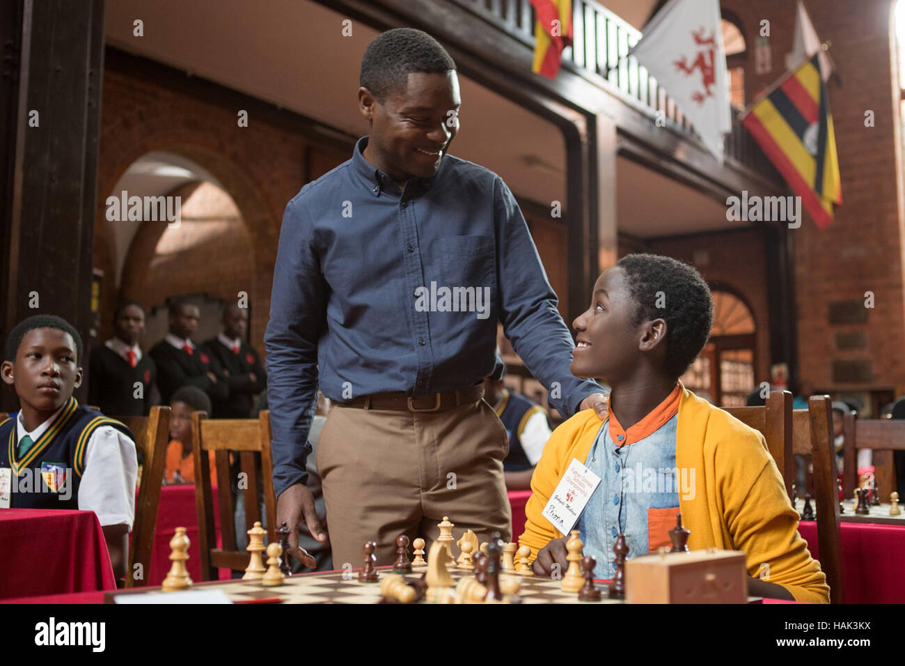 Reine de KATWE (2016) DAVID OYELOWO MADINA NALWANGA MIRA NAIR (DIR) COLLECTION MOVIESTORE LTD Banque D'Images