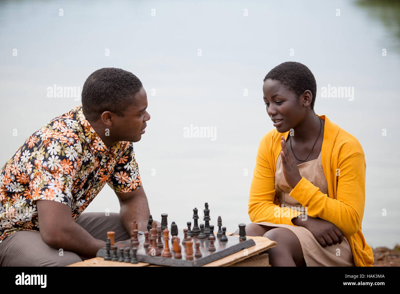 Reine de KATWE (2016) DAVID OYELOWO MADINA NALWANGA MIRA NAIR (DIR) COLLECTION MOVIESTORE LTD Banque D'Images