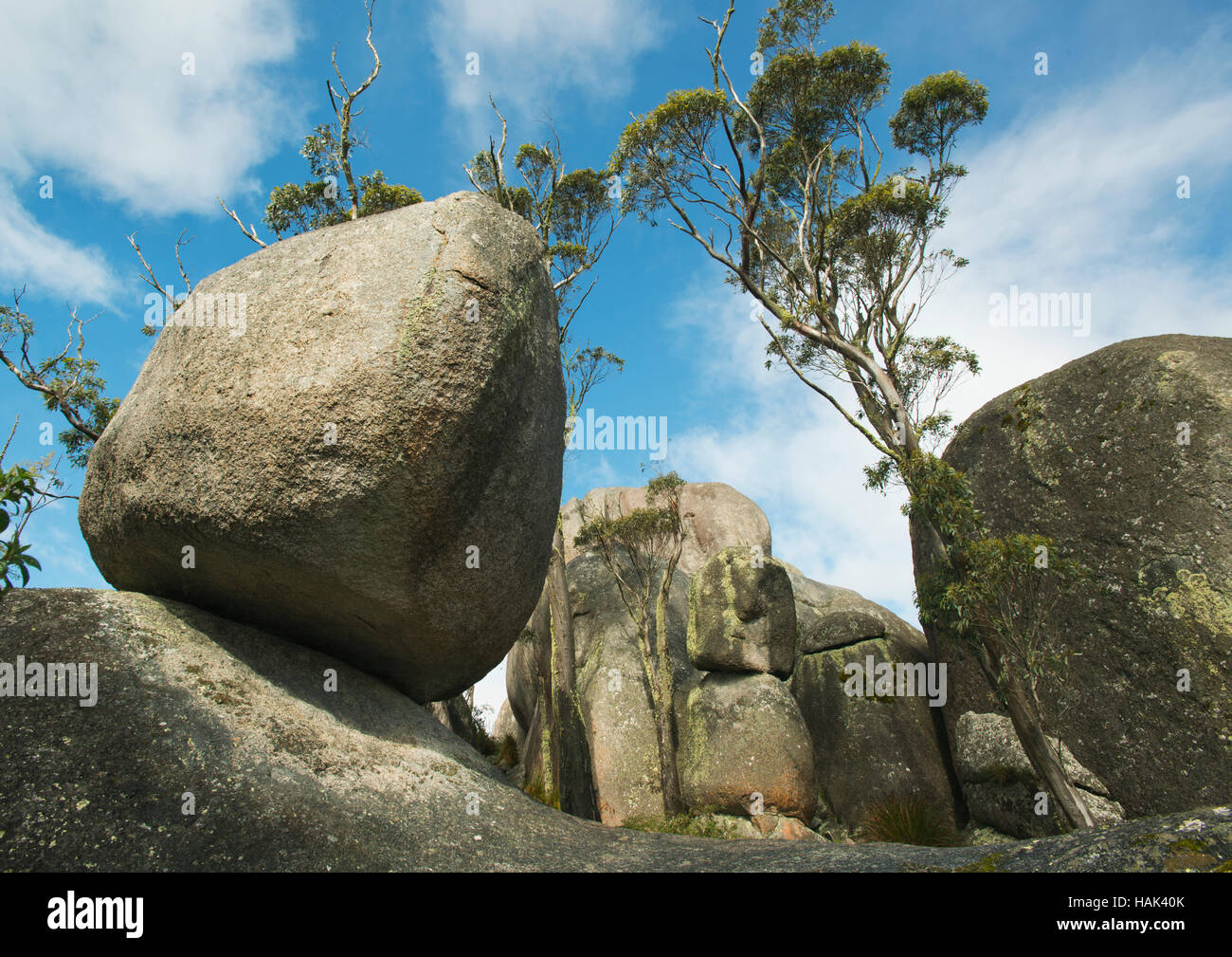 Balanced Rock, granit, Porongorup National Park, Australie occidentale Banque D'Images