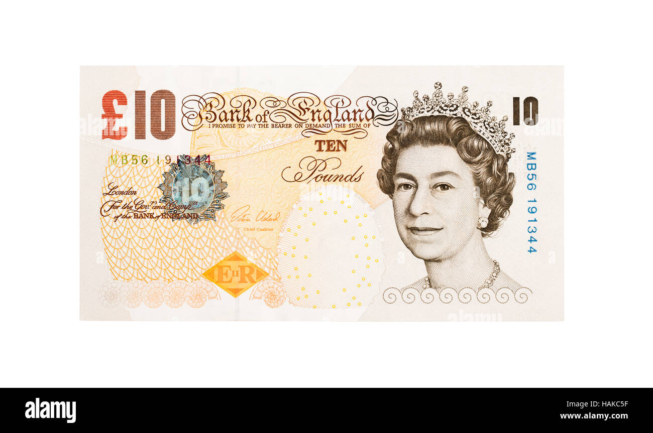 Devises Pound background, close-up - 10 livres Banque D'Images