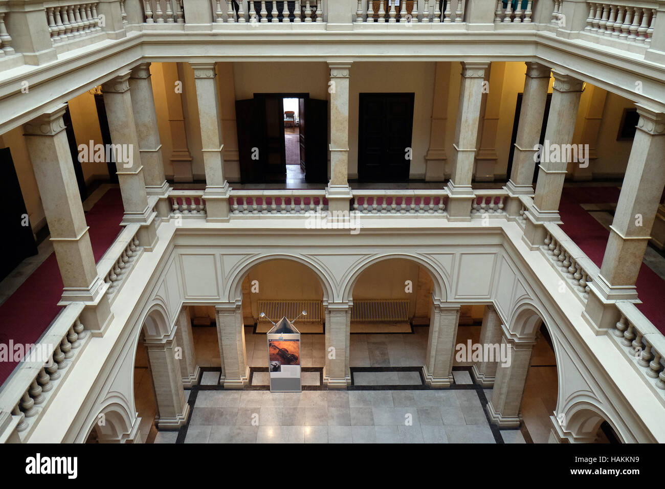 L'Académie croate des sciences et des arts de Zagreb, le 13 avril 2016. Banque D'Images