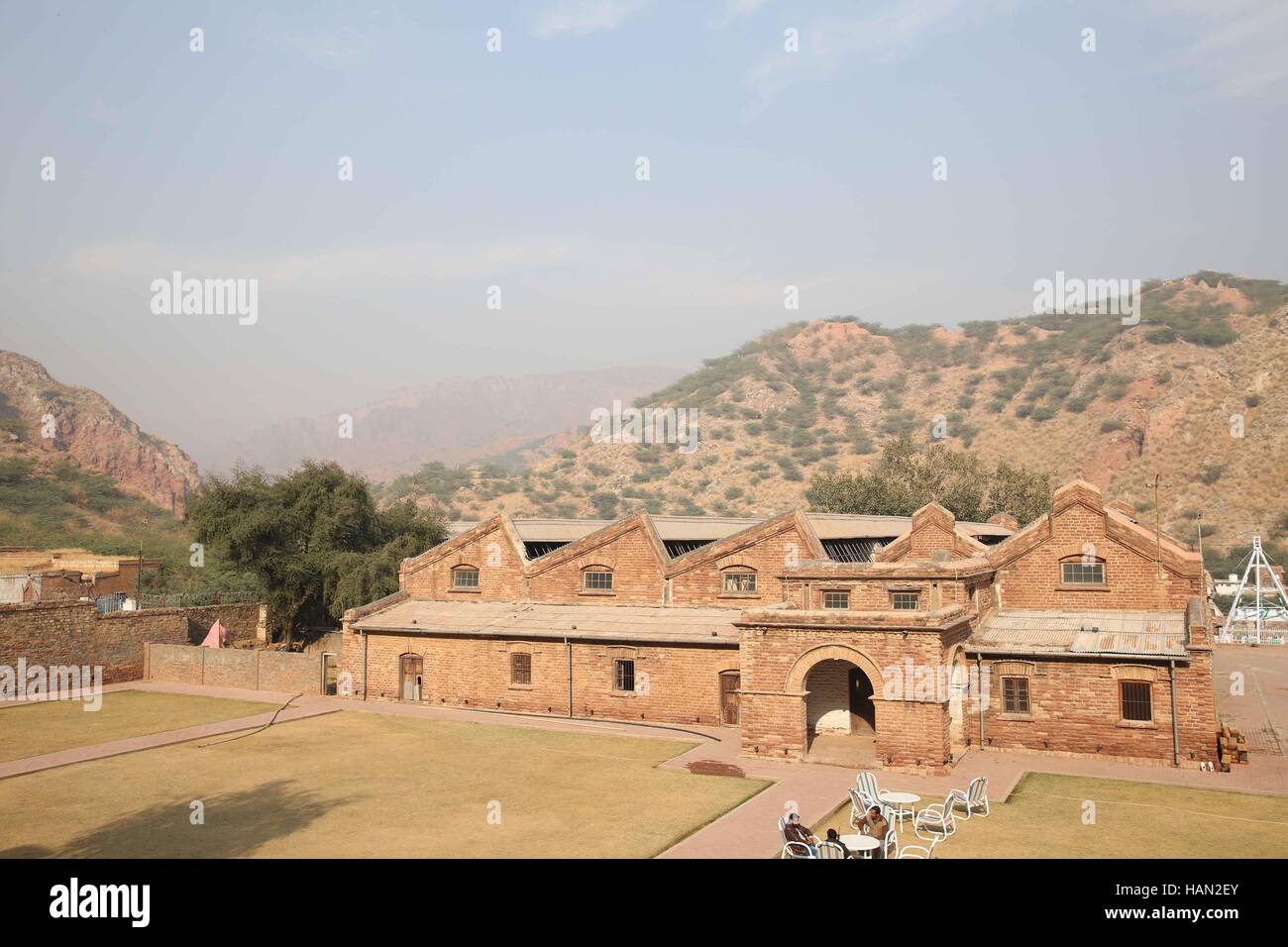 (161203) -- KHEWRA (Pakistan), le 3 décembre 2016 (Xinhua) -- photos prises le 1 décembre 2016, montre la vue générale des mines de sel à Khewra, Pakistan district Jhelum. (Xinhua/Liu Tian) (aa) Banque D'Images