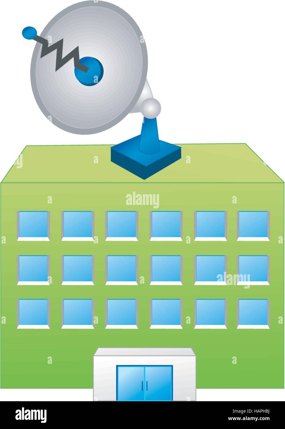 Modèle d'icônes architecturales Illustration de Vecteur