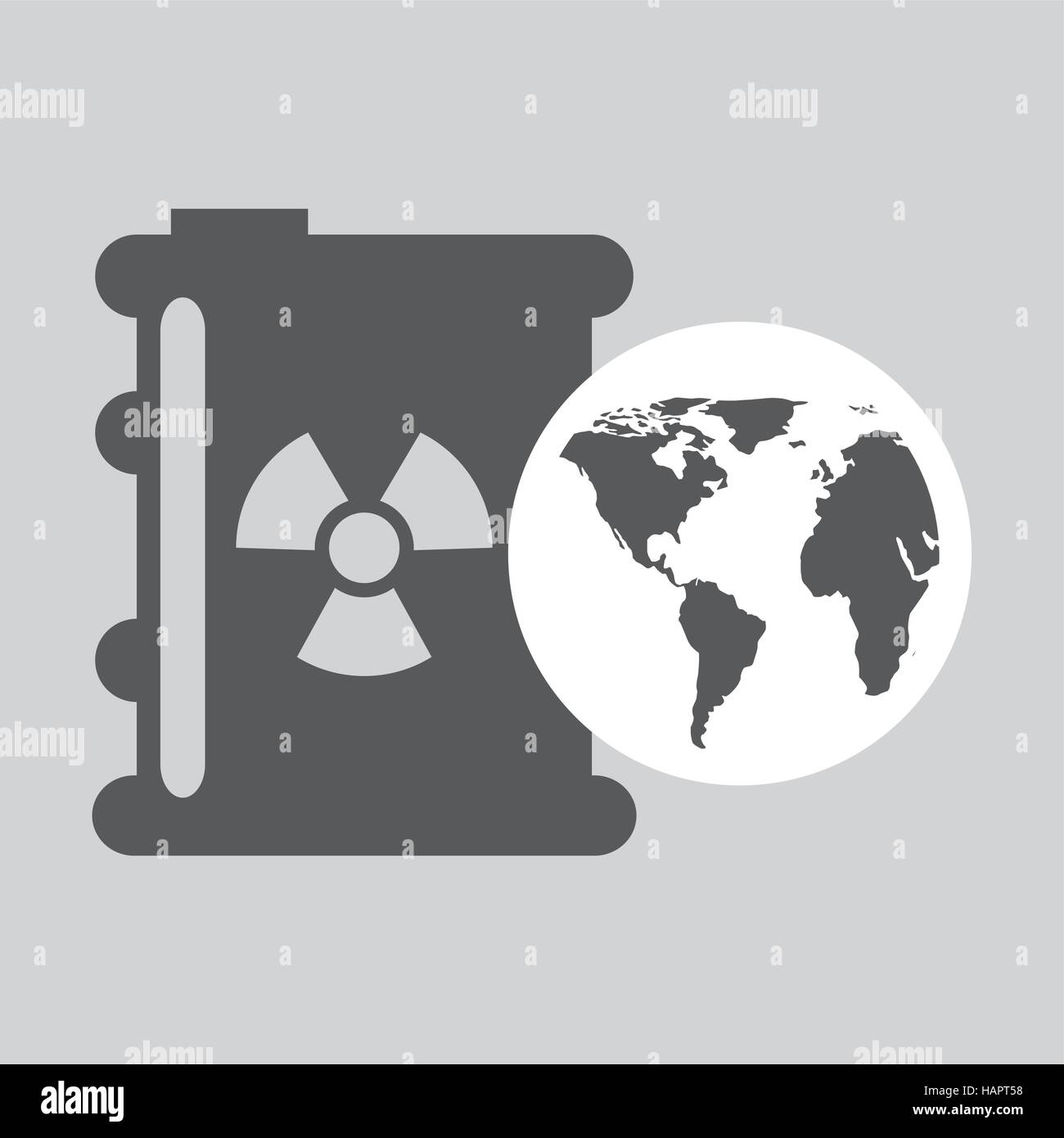 La consommation de l'industrie du pétrole le baril nucléaire illustration vecteur eps 10 Illustration de Vecteur