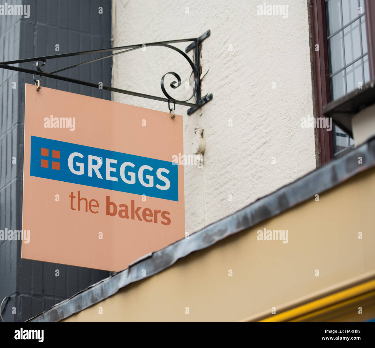 Greggs hanking shop soupir, Brentwood, Essex Banque D'Images