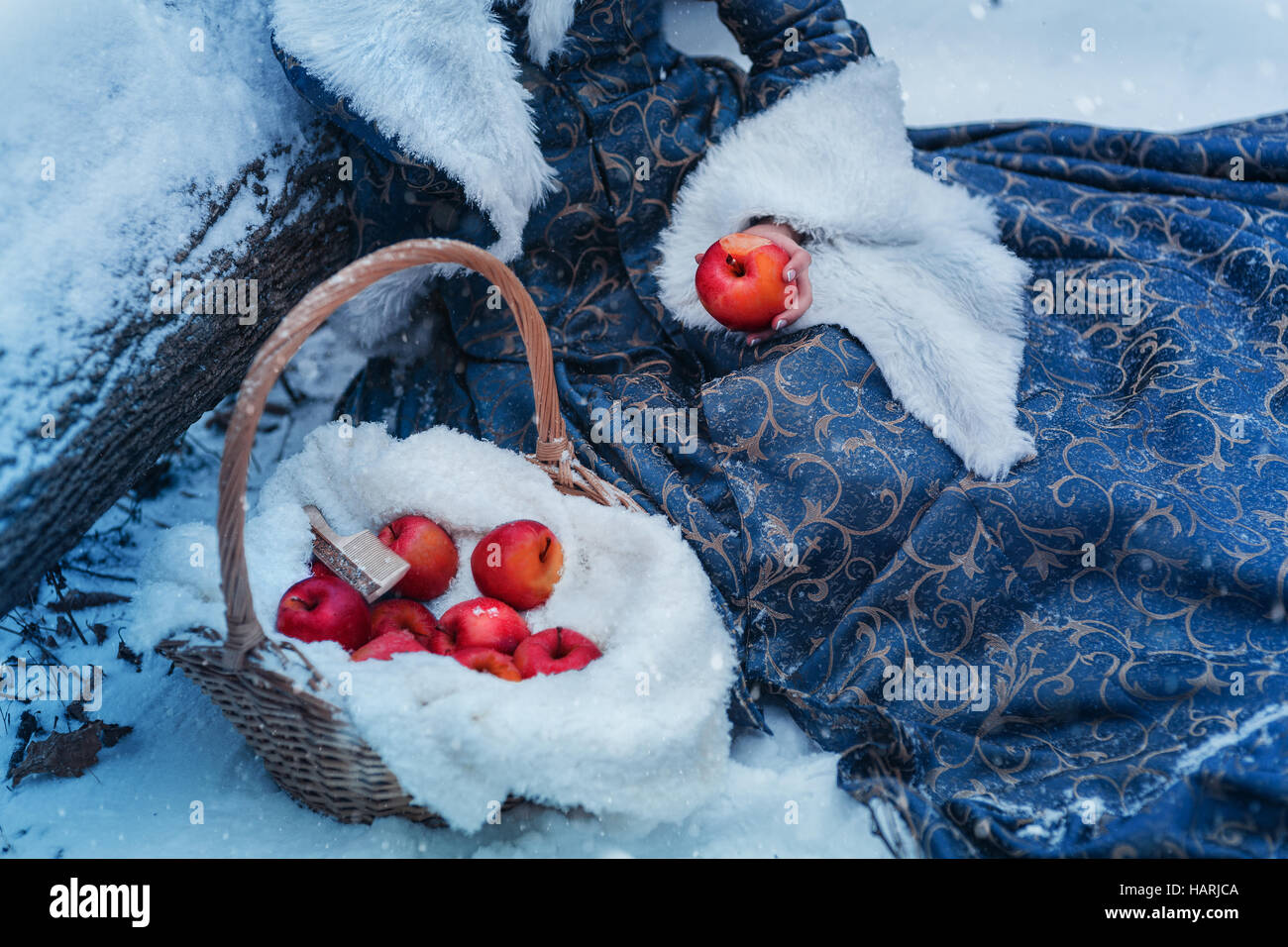 Portrait de Snow White Banque D'Images