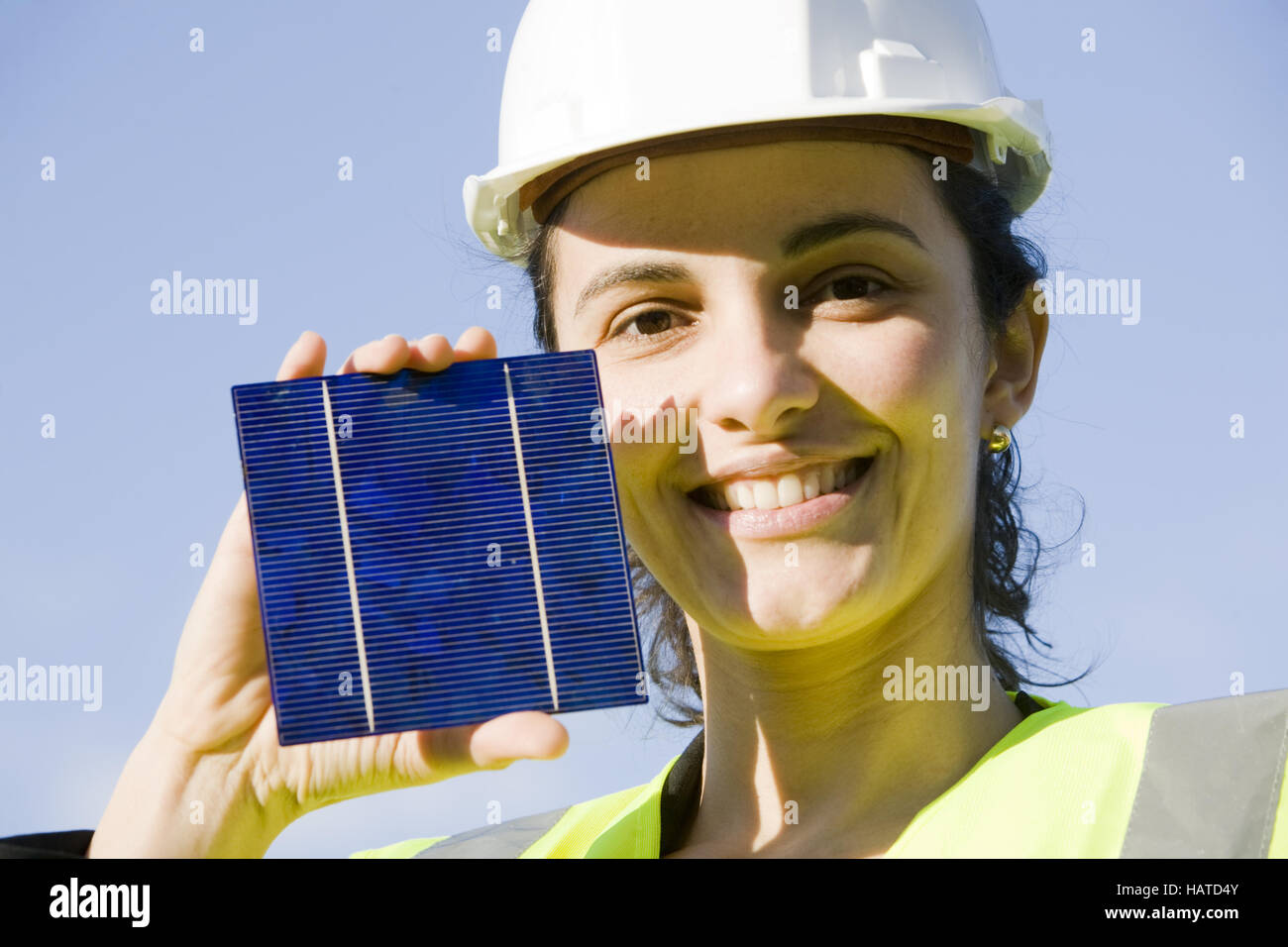 Les cellules solaires Energs Banque D'Images