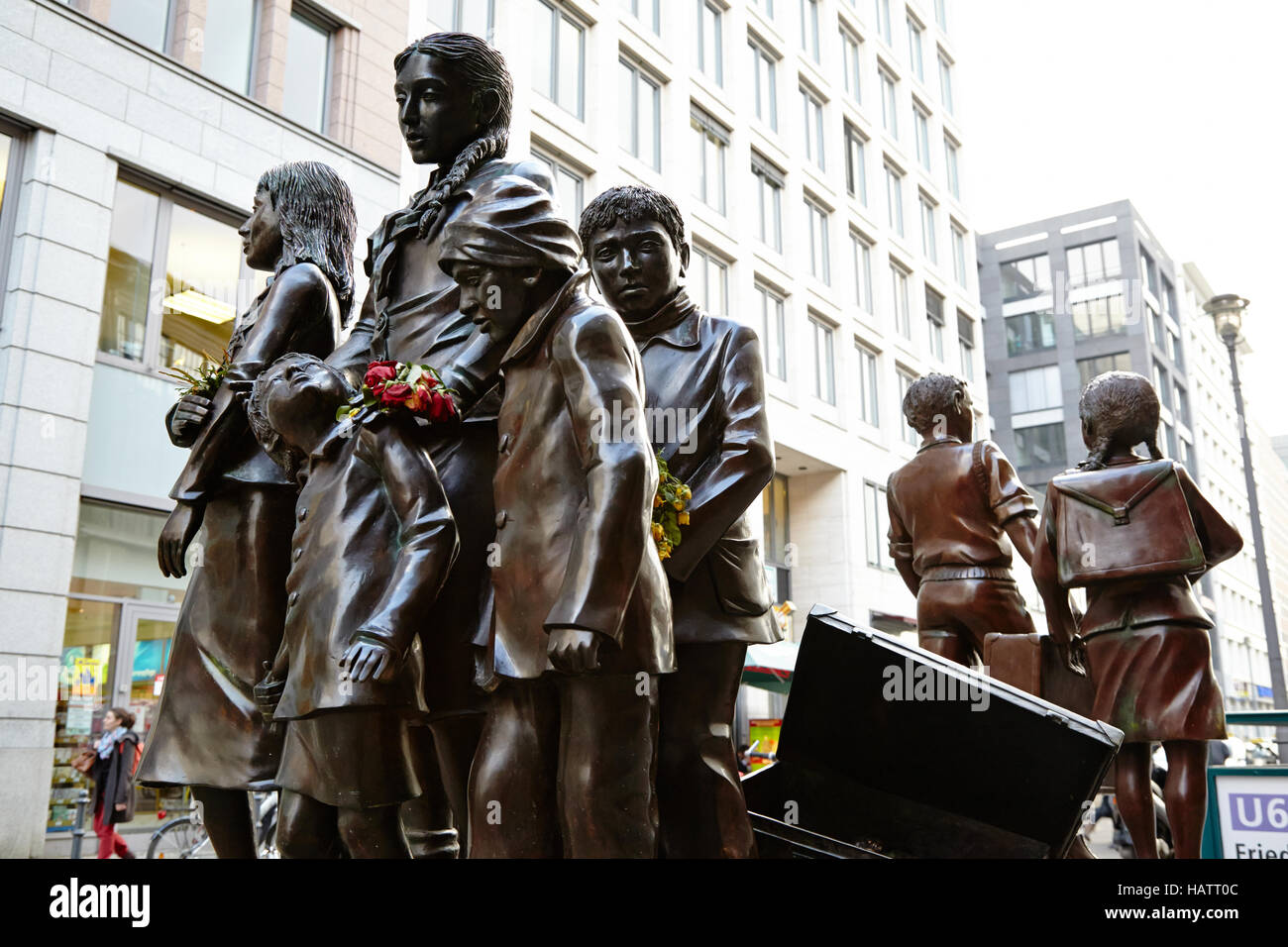 Le Kindertransport - Berlin Banque D'Images