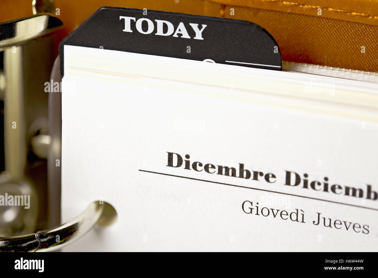 Agenda de poche Banque D'Images