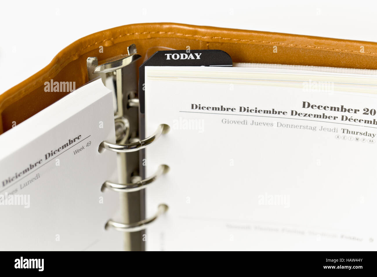 Agenda de poche Banque D'Images